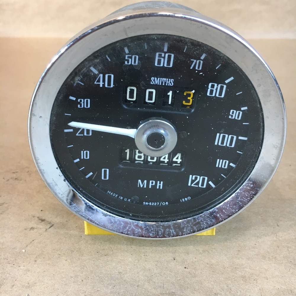 MG MGB 1968-71 Original Speedometer Gauge 120MPH Smiths SN-5227/06 OEM ...