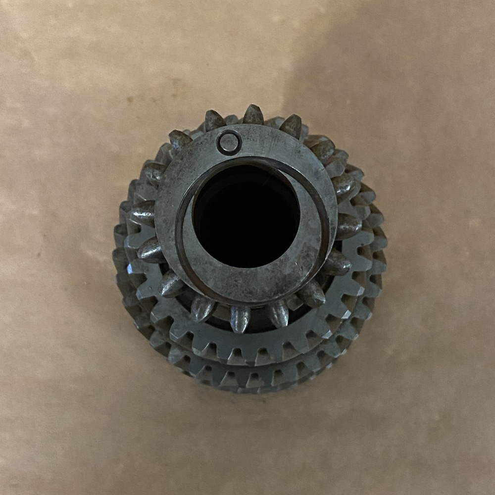 Original Jaguar XK140 JL 4 Speed Gearbox Countershaft Gear Assembly