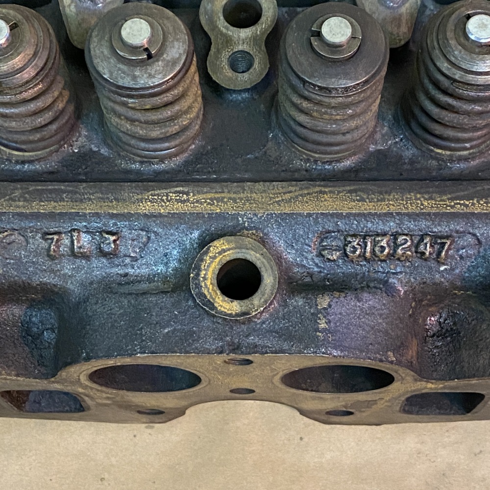 Original Triumph TR6 Late Wide Port Engine Cylinder Head 313247 V3267