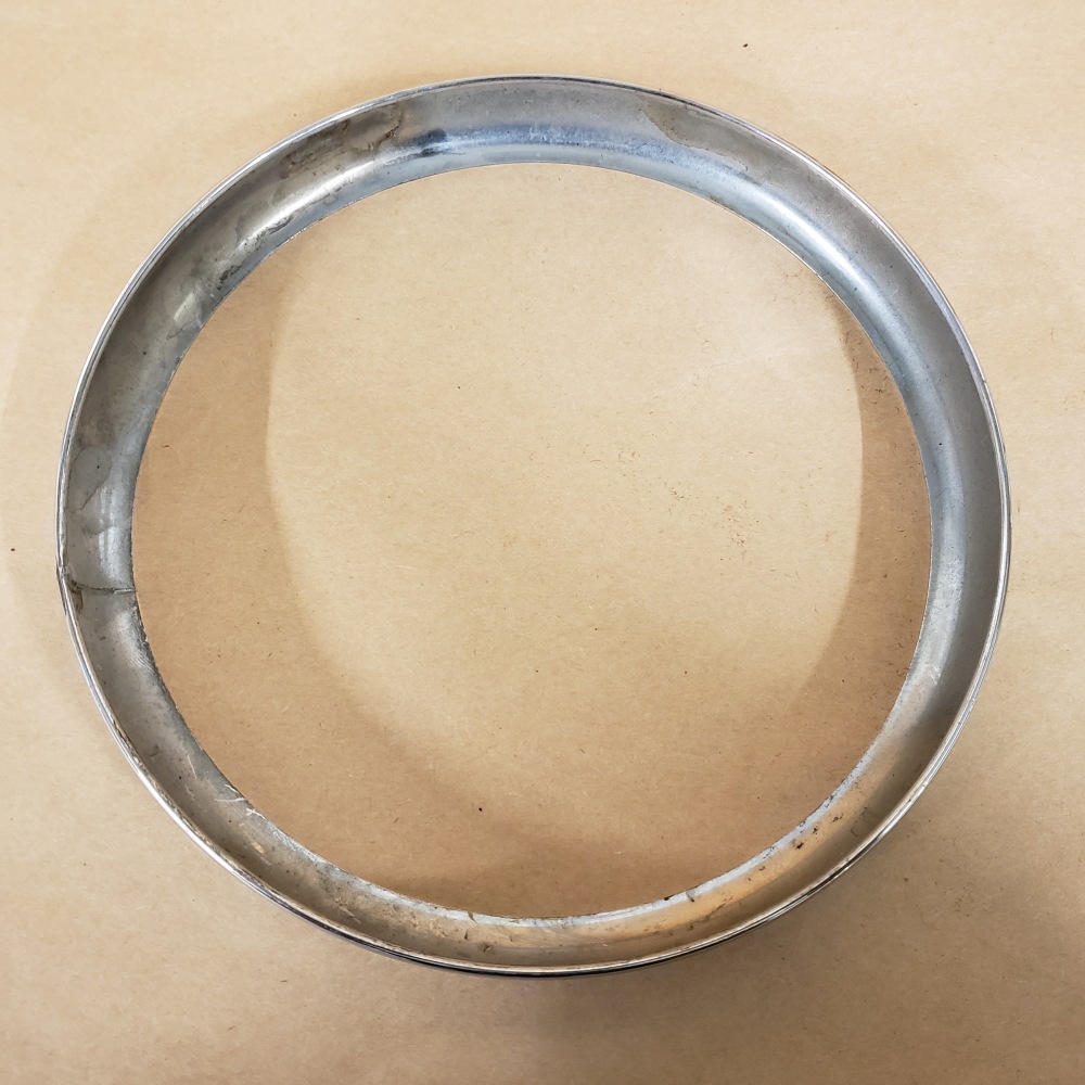 MG MGB MGC XKE EType Original Headlight Trim Chrome Ring Bezel OEM