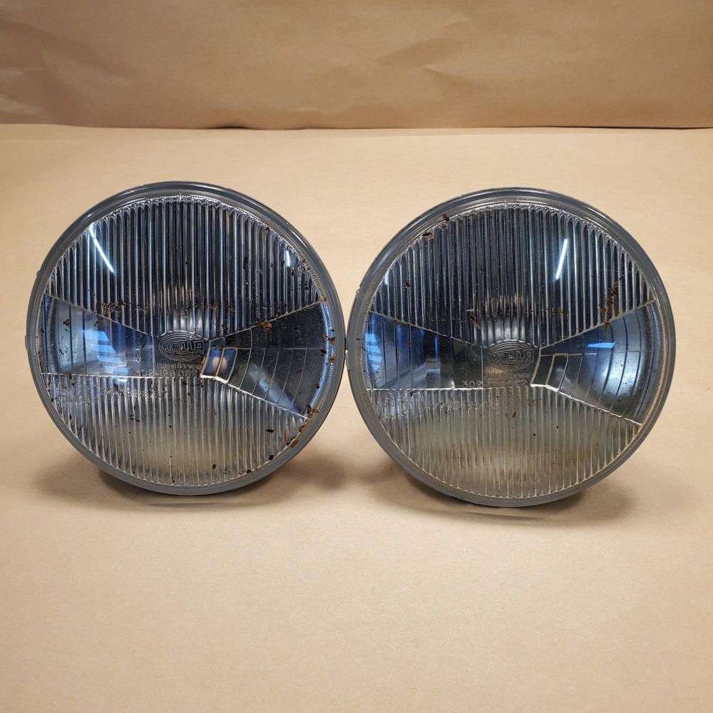 Original Hella BMW E30 Headlight Pair of Two 302126 082 34419R8/R7